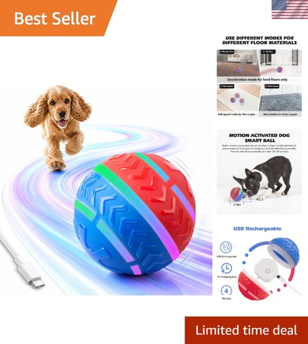 Light moving dog ball - light,